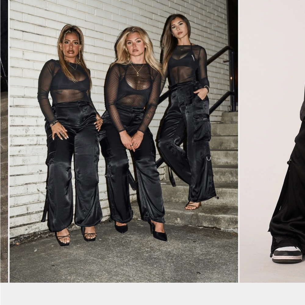 Youngla gorgeous satin trouser